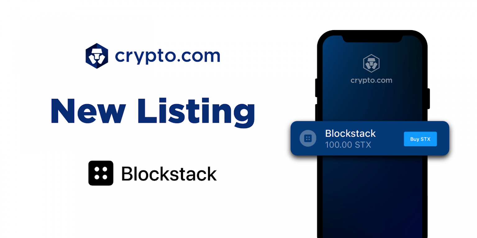 Crypto.com Mendaftarkan Blockstack (STX)
